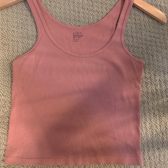 Brandy Melville Tops - John Galt/Brandy Melville Pink Cropped Tank